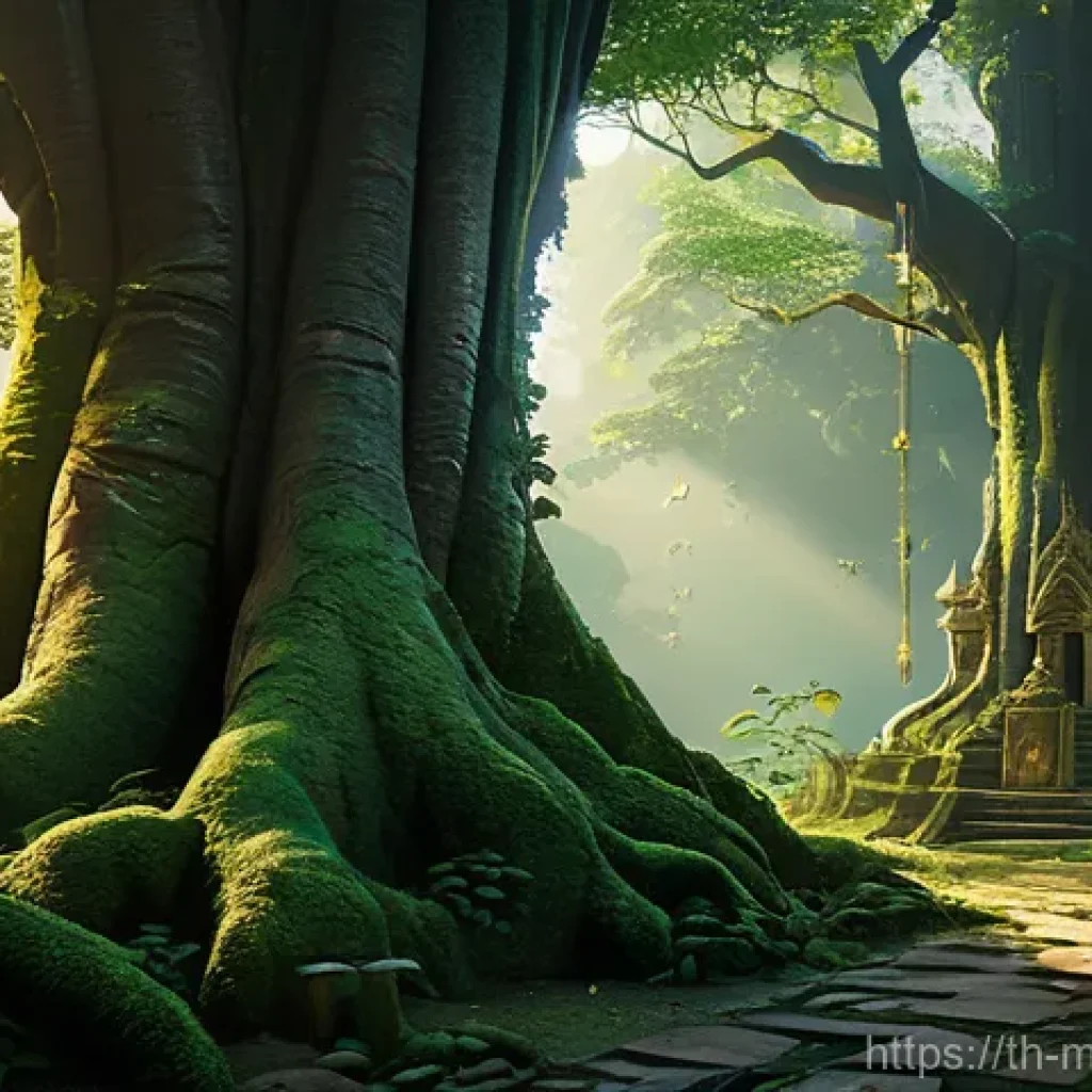 모바일게임 쿠폰 코드 - **Prompt: "Secret Code Discovery in a Thai Fantasy Forest"** A young, adventurous person of ambi...