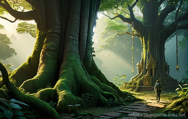모바일게임 쿠폰 코드 - **Prompt: "Secret Code Discovery in a Thai Fantasy Forest"** A young, adventurous person of ambi...